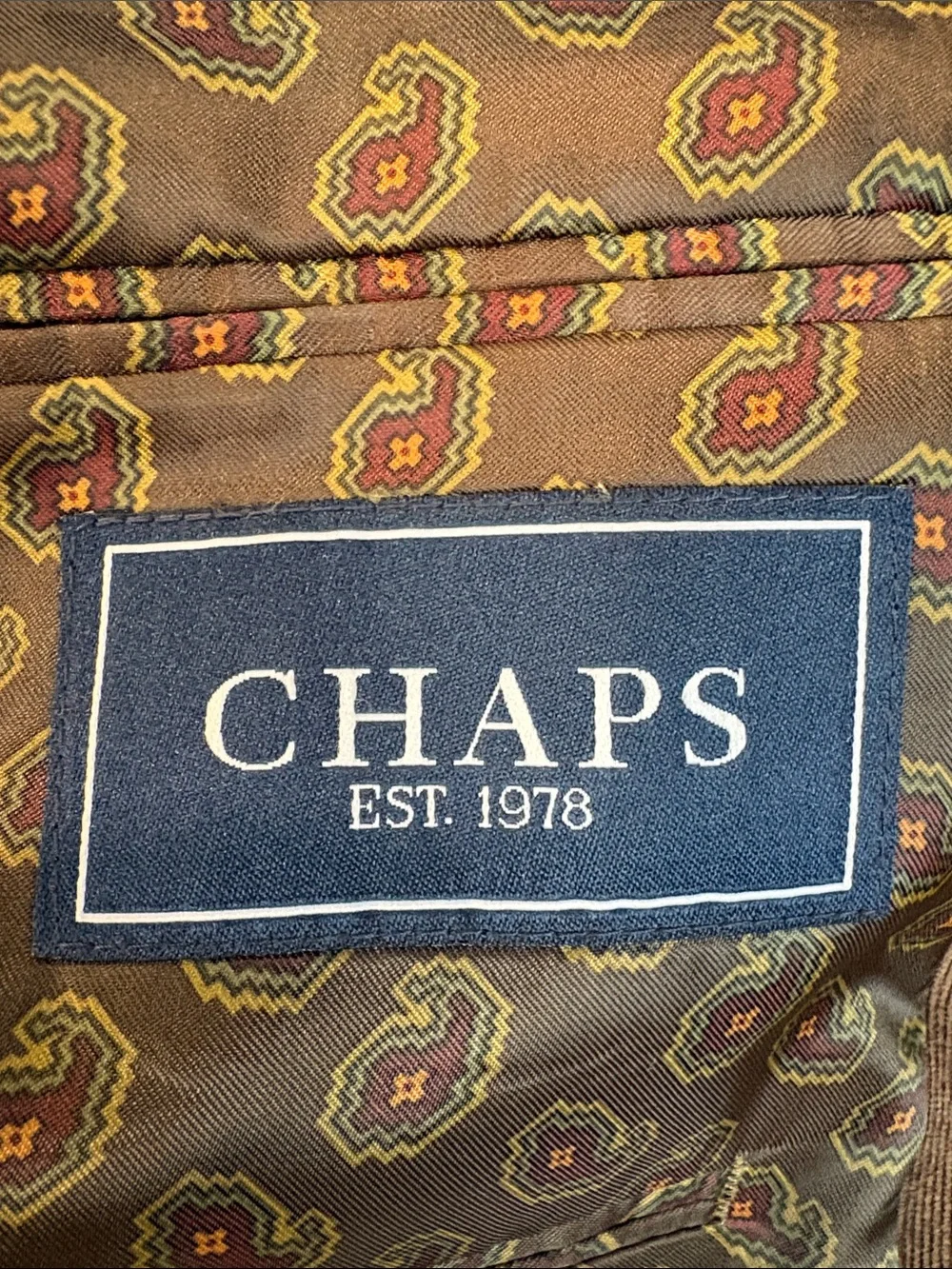 Chaps Ralph Lauren Men's Mini Corduroy Blazer Sport Coat